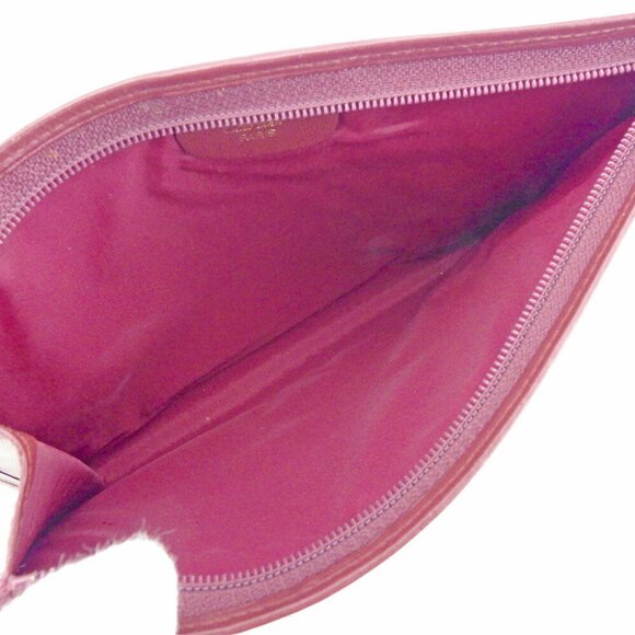Cartier Pouch Mastline Bordeaux Leather Authentic USED - Picture 6 of 7